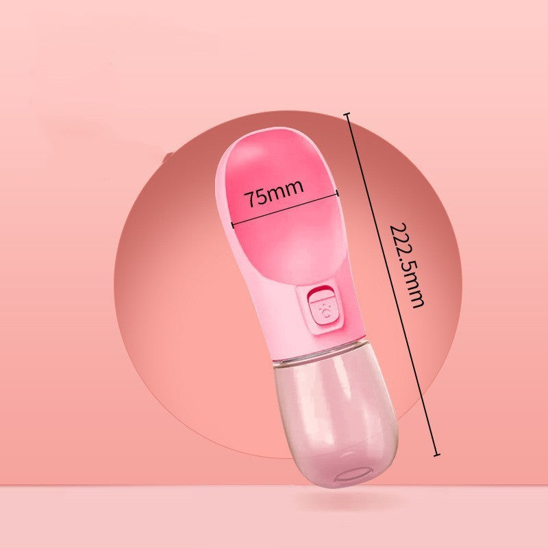 Convenient Pet Water Bottle and Bowl for Outdoor Adventures