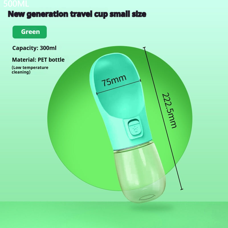 Convenient Pet Water Bottle and Bowl for Outdoor Adventures