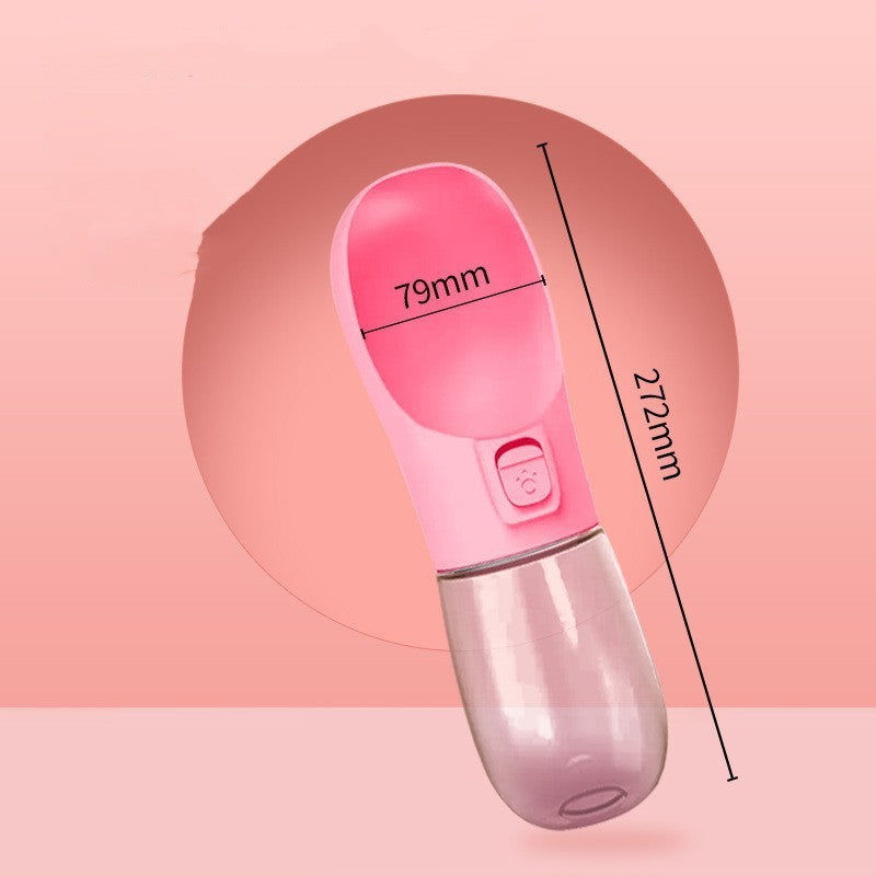 Convenient Pet Water Bottle and Bowl for Outdoor Adventures