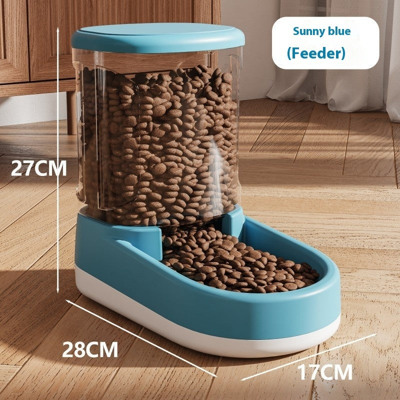 Automatic Pet Feeder & Water Fountain for Happy Cats & Dogs