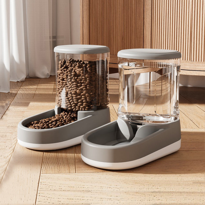 Automatic Pet Feeder & Water Fountain for Happy Cats & Dogs