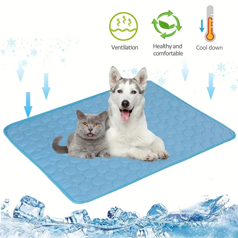 Pet Cooling Bed for Hot Days – Dogs & Cats Love It!